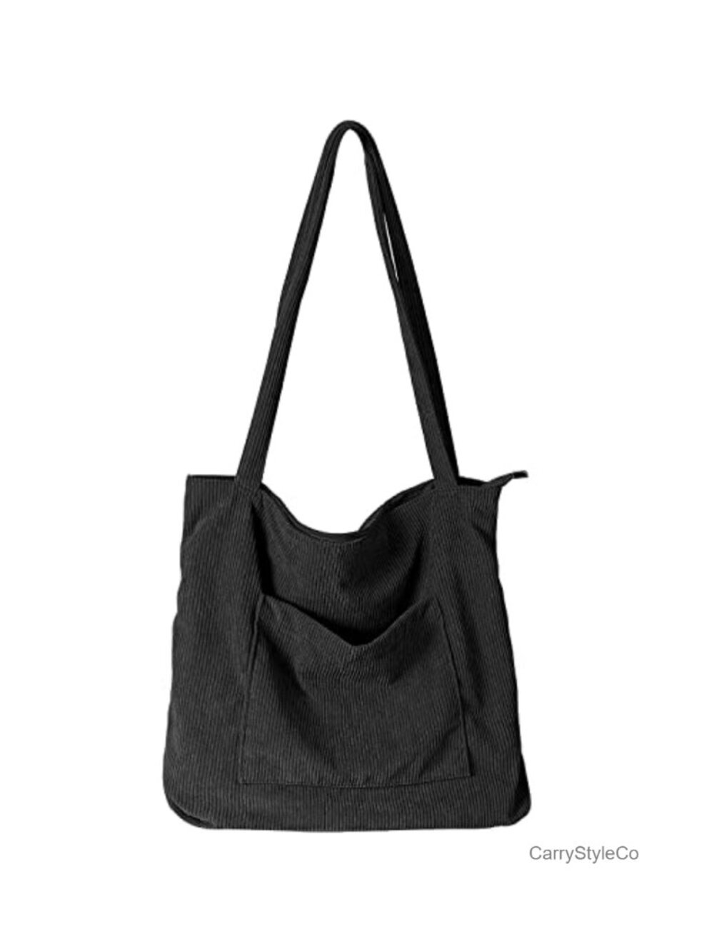 WantGor Corduroy Tote Bag Large Shoulder Hobo Casual Handbag
